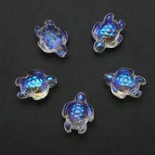 20颗14*18毫米海龟造型玻璃珠，适用于DIY首饰制作，可用于项链、手链、耳环、手机挂饰、钥匙扣、窗帘等。 - 14*18mm海龜 - 查看 23