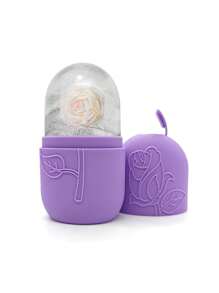 Set de 3 rodillos de hielo faciales - Juego de rodillos faciales de hielo, herramientas de masaje facial, rodillo facial de silicona con hielo, rodillo de hielo, cuarzo rosa con rodillo masajeador y tabla Gua Sha, para aliviar la hinchazón facial y ocular, masajeador facial que contornea y mejora el cuidado de la piel y el brillo, para ojos, cuello y rostro, molde de rodillo facial de hielo - Herramientas para el cuidado de la piel. Productos para masaje con hielo de verano, suministros de oficina, suministros escolares, artículos esenciales de viaje.