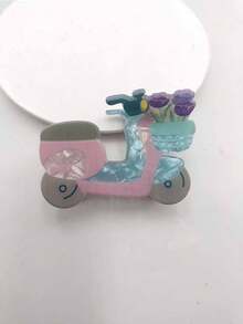 1 件优雅醋酸纤维发夹，适合日常佩戴，爪夹，发夹，发夹，发夹，发夹，接发夹，秋冬发饰，适合女士度假装扮