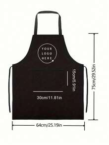 Custom Text Customization, Apron Customization, Personalized Black Apron, Household Apron, Baking Apron, Housewife Apron, Hairdresser Beauty Salon Beautician Cosmetology School Barber Apron, Gift Customization, Unique, Personalized Ideal Gift For Him/Her - Multicolor - View 5
