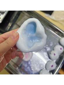 1pc Malleable Ice Skin Sticky Rice Ball Squeezable Relief , Realistic Mochi With Good Tactile, Stress Relief - Multicolor - View 6