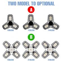 LED植物生长灯全光谱可变形3/4折叠扇叶阳光E27/E26室内AC100-277V温室帐篷水培蔬菜盆栽苔藓多肉水果种子生长箱栽培UV红外补光灯可调面板专业仙人掌花卉盆景播种照明108/126/144/180/210/240LED