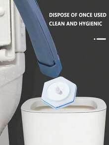 一次性马桶清洁棒补充装，升级材质一次性马桶清洁棒头刷可与多种清洁棒兼容，公寓必需品，大学宿舍必需品 - 彩色 - 查看 5