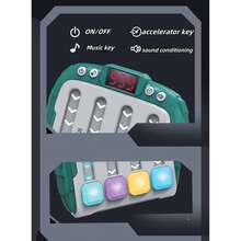 儿童节奏益智玩具，音乐节奏游戏机，减压按钮玩具，节奏大师 - 彩色 - 查看 6