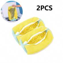 1/2PCS Shoe Washing Machine Bag , Laundry Shoe Cleaning Bag For Washer And Dryer, Reusable Laundry Bags Mesh Wash Bags For Adults And Kid's Shoes,Our Shoe Washing Machine Bag,360° Shoe Washing Machine Bag - Anti-Deformation, Machine Washable, Air-Dryable, Protective Laundry Bag Lined With Thick Fleece, Perfect For Sneakers And Casual Shoes,