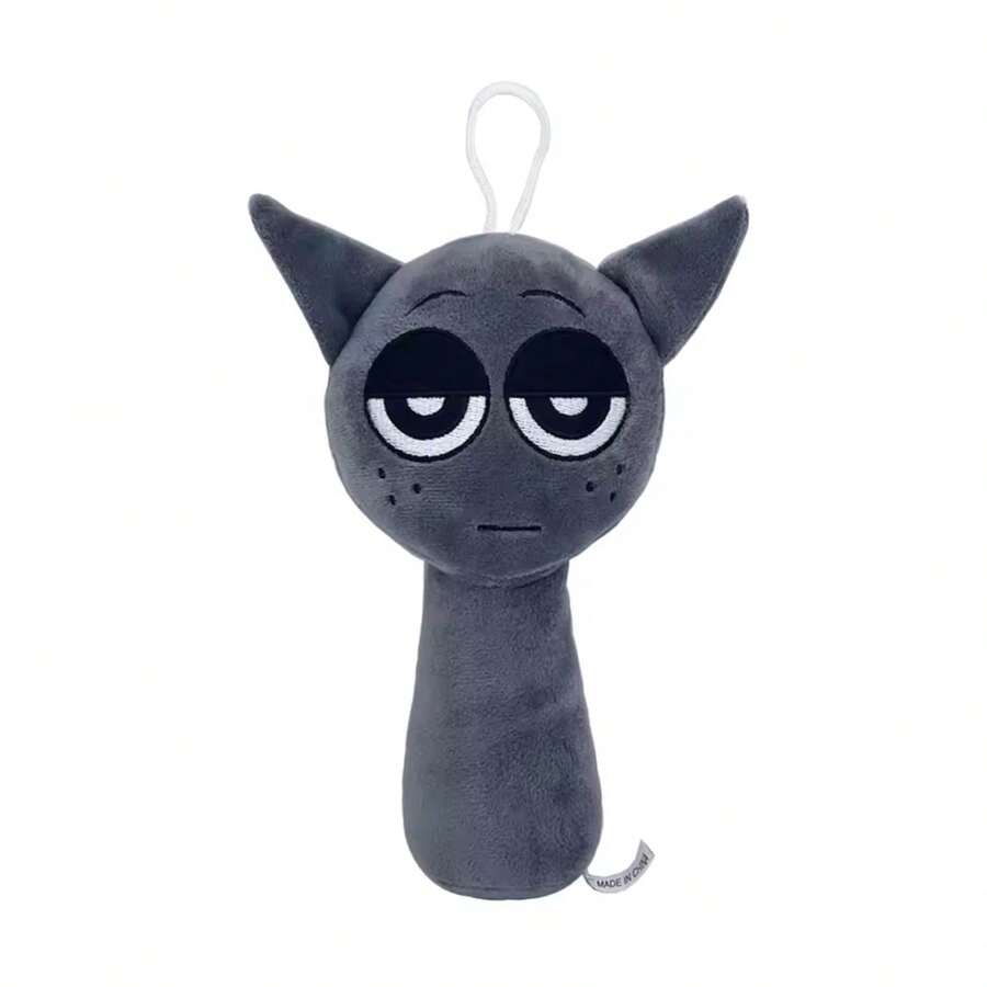 Muñeco de Peluche Sprunki Monstruos de Colores Incredibox Juego Musica y Sonidos Personajes - Gris Oscuro - Ver 1