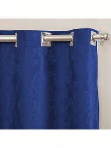 Jacquard Door Curtain For Living Room, Bedroom And Kitchen 1.40m X 2.20m - Royal Blue - View 2