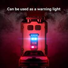 1pc Multi-Function LED Bright Keychain Light, Outdoor Headlamp, Clip-On Light For Work, Repair - Multicolor - View 5