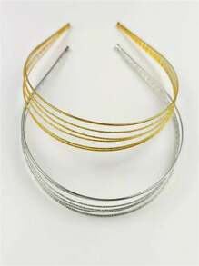 1 pieza Diadema elegante y brillante para mujer, accesorio suave para el cabello tipo corona, diadema para el pelo