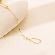 MBW Gold Bracelets Women, Dainty 14K Gold Plated Bracelet Stack Beaded Chain Bracelet Set Thin Small Cute Paperclip Bracelets Fashion Waterproof Jewelry Gold Accessories Women - HC GD1 - 查看 4