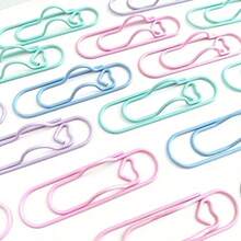 6件混色多功能爱心金属笔夹，带笔扣的回形针，日记本配件，固定笔夹，笔挂，返校，返校，学校用品 - 多色 - 查看 10