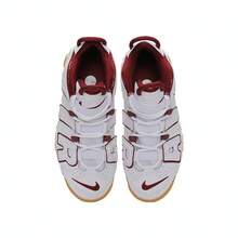 男童 Nike Air More Uptempo (GS) 高帮篮球鞋，FJ2846-100 - 白色 - 查看 7