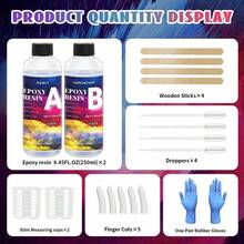 Transparent Epoxy Resin Kit - 20ml/50ml/100ml/250ml/500ml, New Formula, Strong Anti-Yellowing, Suitable For DIY Crafts, Jewelry Making & Mold, Easy 1:1 Mixing Ratio - Epoxy Resin - View 21