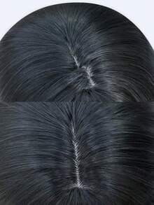 Perucă sintetică, rezistentă la căldură, cu breton, tunsoare prințesă, culoare vin auriu, 24 de inci, complet țesută la mașină, naturală, realistă, pentru zi cu zi, 1 bucată