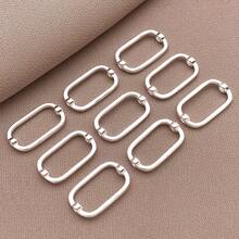 2/4/6件18K镀金珠框双孔框隔珠长方形空心隔珠适用于串珠DIY耳环手链项链珠宝工艺品制作 - 彩色 - 查看 17