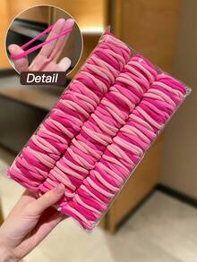 100/200/300/500 chiếc Dây buộc tóc co giãn đơn giản dành cho nữ, phụ kiện tóc thường ngày đa năng dùng cho tóc đuôi ngựa, tóc tết. Thích hợp sử dụng hàng ngày, mọi mùa, đồ dùng học tập, phụ kiện nữ, dây buộc tóc, phụ kiện đội đầu bằng cao su. - Nhiều màu - Xem 5