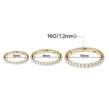 1pc High-End Stainless Steel Nose/Ear Hoop Ring With Zirconia, Closed Seamless Bevel Set, Suitable For Men And Women Everyday Wear
