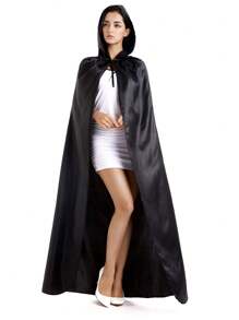 Mantello da adulto per Ognissanti, mantello della morte in tessuto colorato, mantello di demone mago, veste da mago medievale, mantello del Grim Reaper, accessorio da bar e discoteca, costume da festival