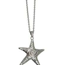 Ladies' Necklace, Ladies' Jewelry, Ladies' Jewelry, Charm Necklace, Starfish Necklace, Collarbone Chain, Suitable For Women's Niche, Retro, Sweet, Cool, Spicy Girl Style, Subculture Ins, Stars, Starfish, Daily Matching - Bạc - Xem 7