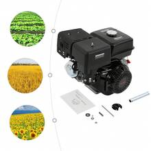 SanBouSi Generators Engine Dosing Machines Engine 420CC Gasoline Engine 4 Stroke 15HP OHV Petrol Water Pump Engine - Black - View 4
