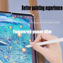 1pc - IPad Glass-Like Paper Screen Protector Compatible With IPad Pro 11, Air 11, 13 2024 2025 11th Gen (A16), 9H Tempered Glass Paper Film Screen Protector Compatible With IPad Air 1/2 9.7", 10.2" 2022, 12.9" Gift For Birthday, Family, Friends Pad Screen Protector, Pad Accessories