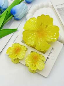 3pcs/6pcs/18pcs Colorful Broccoli Claw Clips, 8cm And 4cm Assorted Hair Claw, Suitable For Women's Daily Life, Makeup, Leisure, Party, Matching Clothes, Commuting, Beach Vacation, Photography - Hairstyle Design, Hair Accessories. Best Choice For Birthday, Graduation, Wedding Season, Anniversary And All Holiday Gifts.