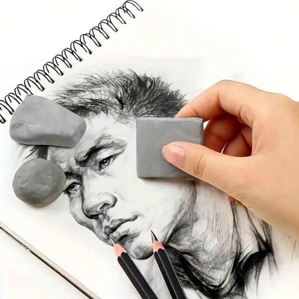 3pcs/1Set Rubber Eraser Sketch Special Student Soft Rubber Sketch Painting Art Highlight Drawing Soft Rubber - For Students & Artists - Perfect For Drawing & Sketching - Ideal Easter Gift