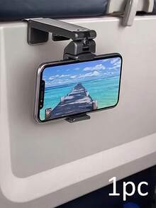 1pc Airplane Desktop Cell Phone Holder, Travel Stands 360 Degree Rotating, Foldable & Portable Phone Stand With All Phones, Clip-On Phone Holder, Car Phone Holder, Universal Mount For Travel, Live Streaming, Airplanes, High-Speed Trains, Cars, Travel Must Haves Accessories, Holiday Essentials Travel Essentials, For Home Office Camping Travel And Back To School, For Gift Giving Family Friends Lovers - Multicolor - View 15