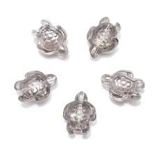 20颗14*18毫米海龟造型玻璃珠，适用于DIY首饰制作，可用于项链、手链、耳环、手机挂饰、钥匙扣、窗帘等。 - 14*18mm海龜 - 查看 35