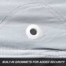Silver Gray Car Cover, Thick PEVA Material, Dust-Proof, Scratch-Resistant, Breathable, Waterproof All-Weather All-Season Vehicle Protection, Suitable For Sedans, Essential Car Accessory To Protect Your Beloved Car