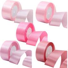 5 件/套 1.5 英寸宽缎带，适用于 DIY 玫瑰、万圣节、圣诞节和礼品包装、丝带装饰、蛋糕礼品包装、婚礼派对蝴蝶结、工艺品、缝纫、刺绣 - 彩色 - 查看 15