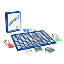 Classic Sequence Board Game - Updated Version, Fun Strategy Game For Families & Friends - Multicolor - View 2