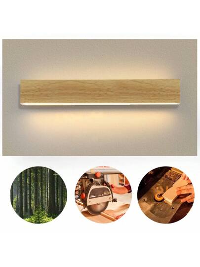 LED Wand Lamp Indoor 52CM Wooden Moderne Corridor Upper Lower 17W Staircase Lamp, Indirect 3000K Warm Wit Verlichting Living Room, Bedroom, Corridor, Staircase, Bed Kitchen view 8