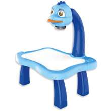 Mesa Projetora Para Desenhar Multikids Play e Learn Azul +4 Anos