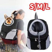 NetHong Pet Dog Carrier Puppy Keep Travel Mesh Backpack Front Travel Ourdoor Portable Shoulder Bag - Black - View 2