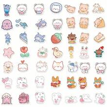 100/200张可爱小熊贴纸，乙烯基防水卡通贴纸套装，适用于水瓶、笔记本电脑、吉他、滑板、剪贴簿等，青少年成人适用，大包装贴纸