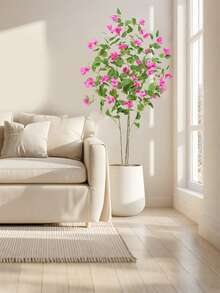Künstliche Pflanze Künstlicher Bougainvillea-Baum mit Blumen 120 cm / 150 cm / 180 cm Künstliche Pflanzen im Topf Große gefälschte Pflanzenlandschaft für Büro-Gartendekoration im Innen- und Außenbereich