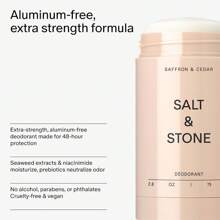 Deodorant | Strength Natural Deodorant Women & Men | Aluminum With Seaweed Extracts, Shea Butter & Probiotics (Black Rose & Oud - 2.6 Fl Oz)