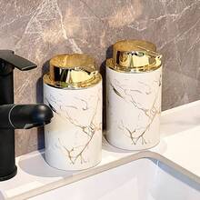 Luksusowa butelka na mydło w płynie do rąk, butelka z pompką do żelu pod prysznic, szamponu, płynu do mycia naczyń, detergentu do prania z powrotem do szkoły