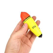 Fishing Slip Bobbers, EVA Fishing Float For Sea Fishing Freshwater - 黃色 0.7oz 4 件裝 - 查看 5