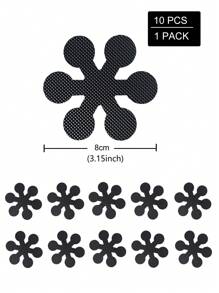 10 pezzi Adesivi decorativi antiscivolo per pavimenti interni con fiori, di ritorno a scuola