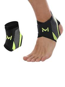 1pc Sports Ankle Support Brace, Breathable Compression Elastic Ankle Guard For Basketball, Football Anklet Gym Accessories