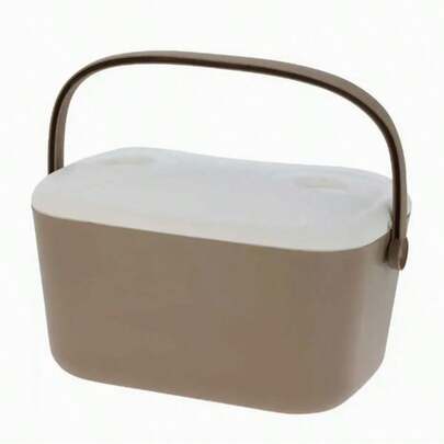 Caja de almacenamiento de temperatura constante, beige, compartimento congelador de 20 l: esencial para picnics al aire libre