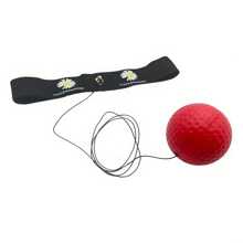 Headband Speed Boxing Reaction Ball, Martial Arts Punching Dodge Training Equipment, Unisex Adult Fitness Gear, Adjustable Anti-Impact Training Ball, Gym, Sport, Gym, Home Exercise, Sport Accessories, Gym Accessories, CrossFit Accessories