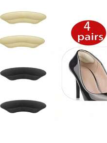4 Pairs/8 Pairs Of Anti Wear Shoe Lip Prints, Heel Pad With Half Size To Prevent Slipping And Blistering, Shoe Heel Half Size Insole With Anti Drop Feature, Suitable For Loose Shoes And Heel Pads, Suitable For Men And Women With Oversized Shoes. The Filling Improves The Fit And Comfort Of The Shoe, Preventing Slipping And Blistering Of The Heel - Nhiều màu - Xem 11
