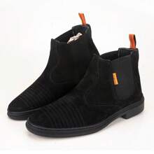Botina Masculino Bota Texana Vaquejada Couro Country Confortável, bota chelsea masculina preta