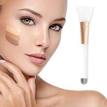 Soft Slant Tail-Shaped Facial Mask Brush 1 Pc, Mask Accessories Tool