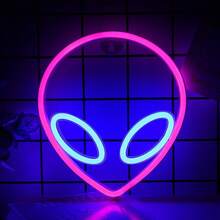 1 件彩虹霓虹灯房间装饰灯，电池或 USB 供电，适用于卧室、宿舍、庭院、露营、酒吧、餐厅、派对、家居、户外装饰