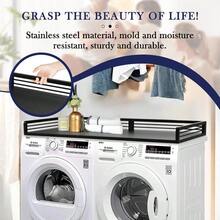 Heavy Duty Washer Dryer Countertop 27.6" Depth X 57" Width Stainless Steel Laundry Countertop Washer And Dryer Countertop For Laundry Room Organization Black - Black - View 3