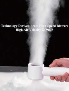 1 件男女通用纯色 USB 可充电 100 速高风量长电池寿命迷你手持风扇，液晶显示屏，适合送礼、户外、海滩、旅行、运动、家居、办公室、日常使用 - 彩色 - 查看 8